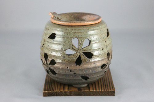 ロウソク式茶香炉（桜） | 室園銘茶